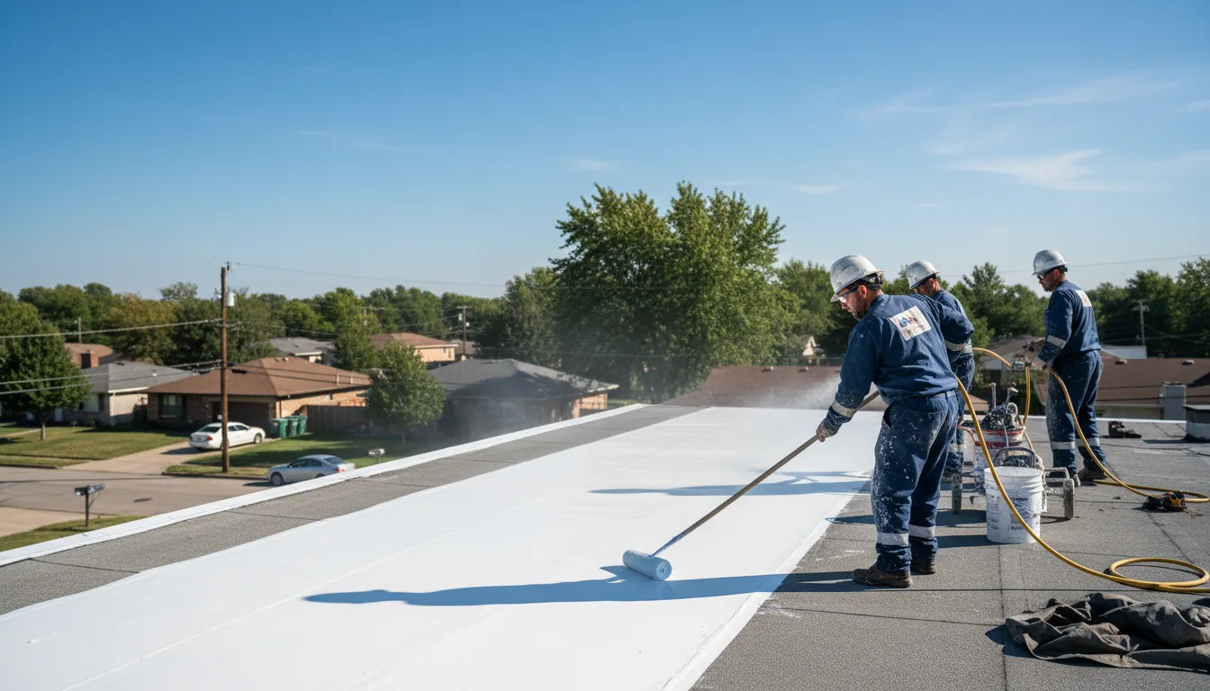 Commercial roof coating in Midlothian, MD near me